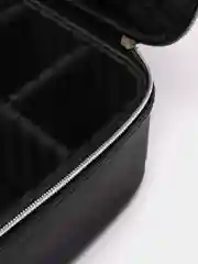 Черный профессиональный кейс визажиста Calmi Diamond Black (размер 25*10*23 см)