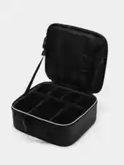 Черный профессиональный кейс визажиста Calmi Diamond Black (размер 25*10*23 см)