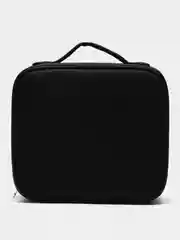 Черный профессиональный кейс визажиста Calmi Diamond Black (размер 25*10*23 см)