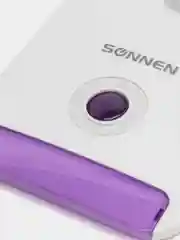 Настольная лампа светильник SONNEN OU-147, подставка, светодиодная, 5 Вт, белый/фиолетовый