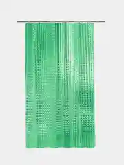 Зеленый bizer Шторка для ванны, 180*200 см, PEVA, с 3D эффектом