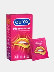 Презервативы Durex Pleasuremax рельефные с ребрами и пупырышками 12 шт.