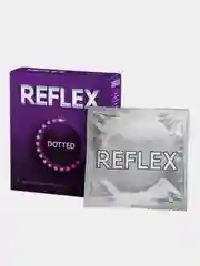 Презервативы из натурального латекса Reflex Dotted в смазке №3