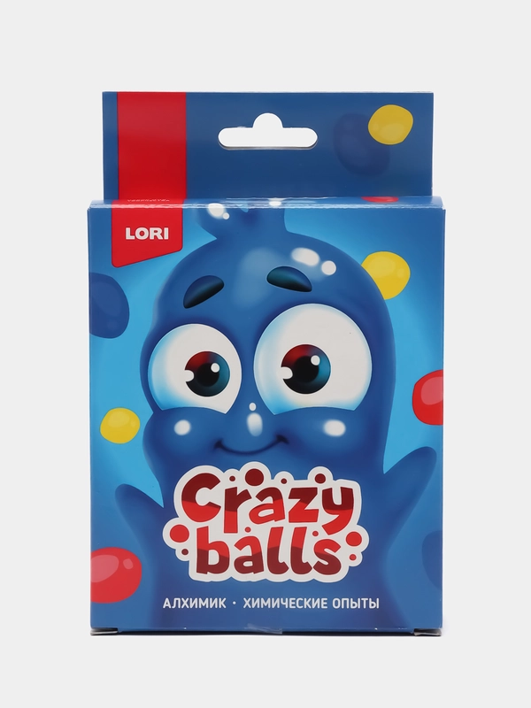 Набор Химические опыты. Crazy Balls "Жёлтый, синий и красный шарики"