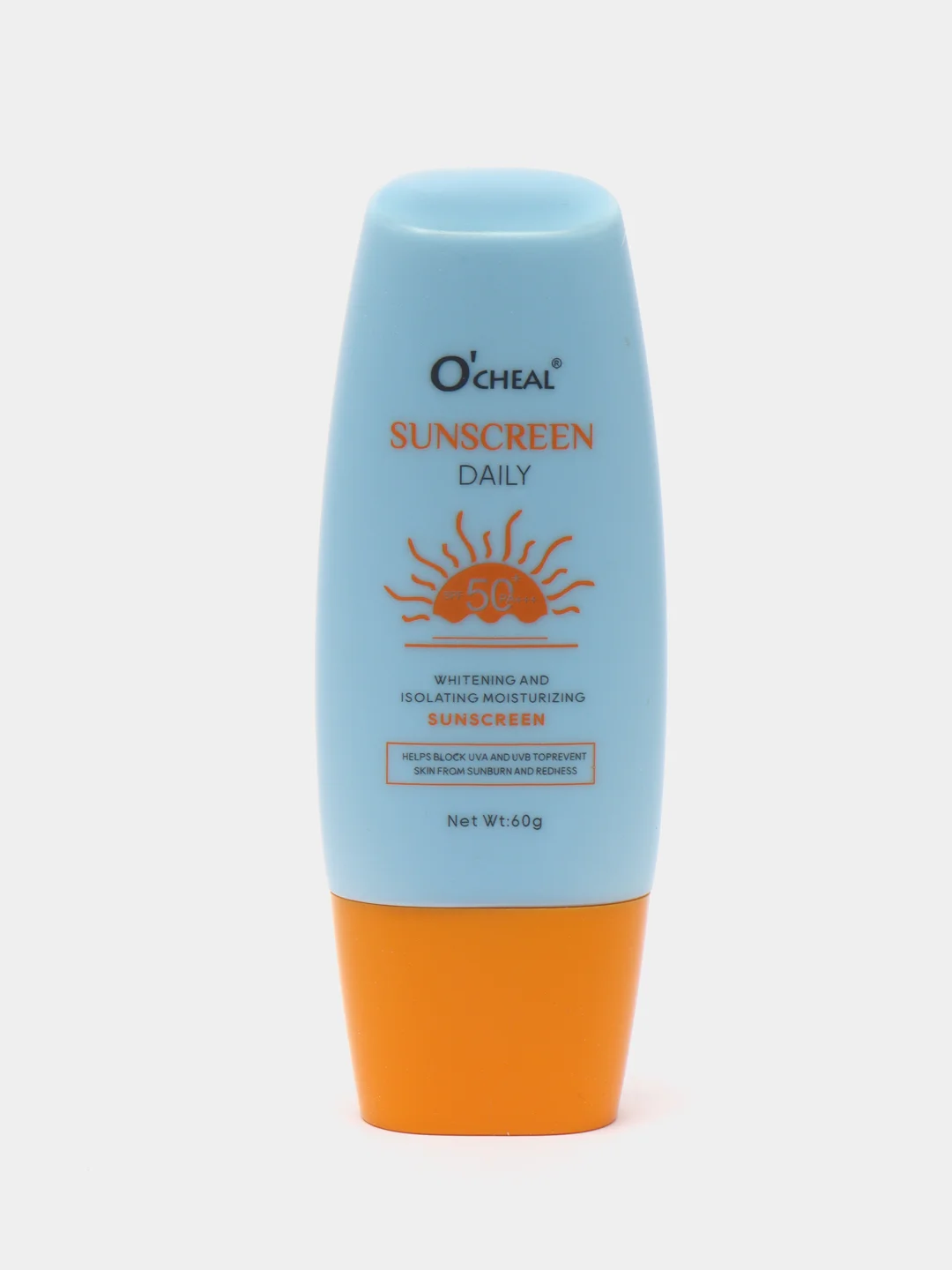 Белый солнцезащитный крем для лица и тела, водостойкий, увлажняющий, SPF 50