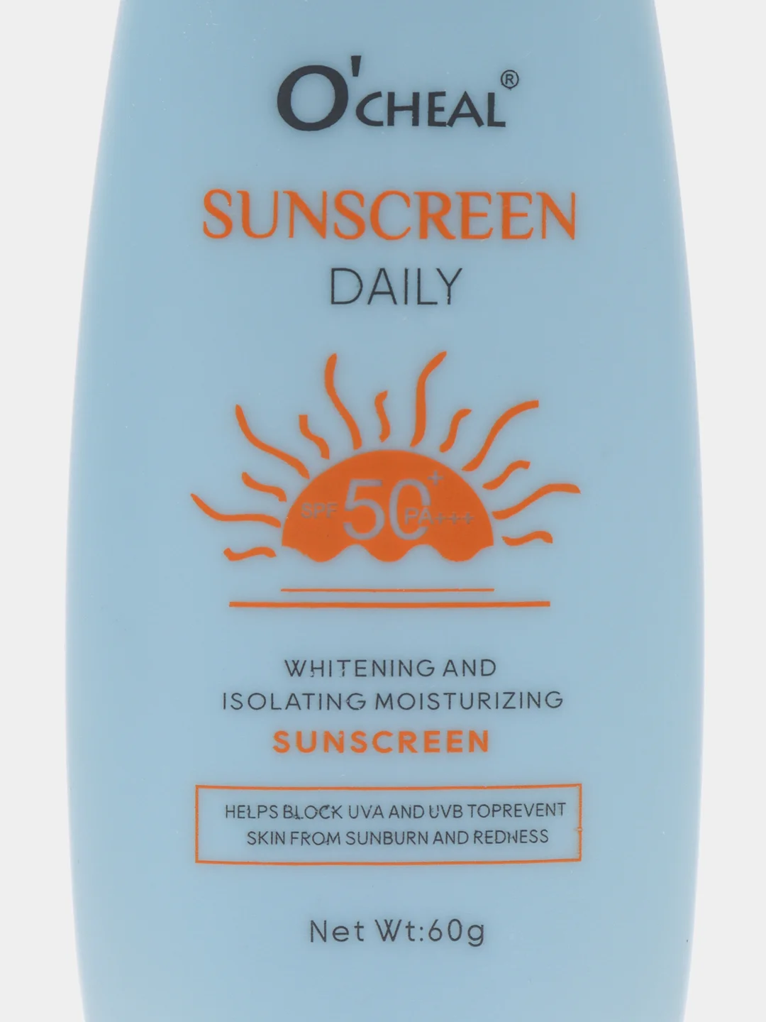 Белый солнцезащитный крем для лица и тела, водостойкий, увлажняющий, SPF 50