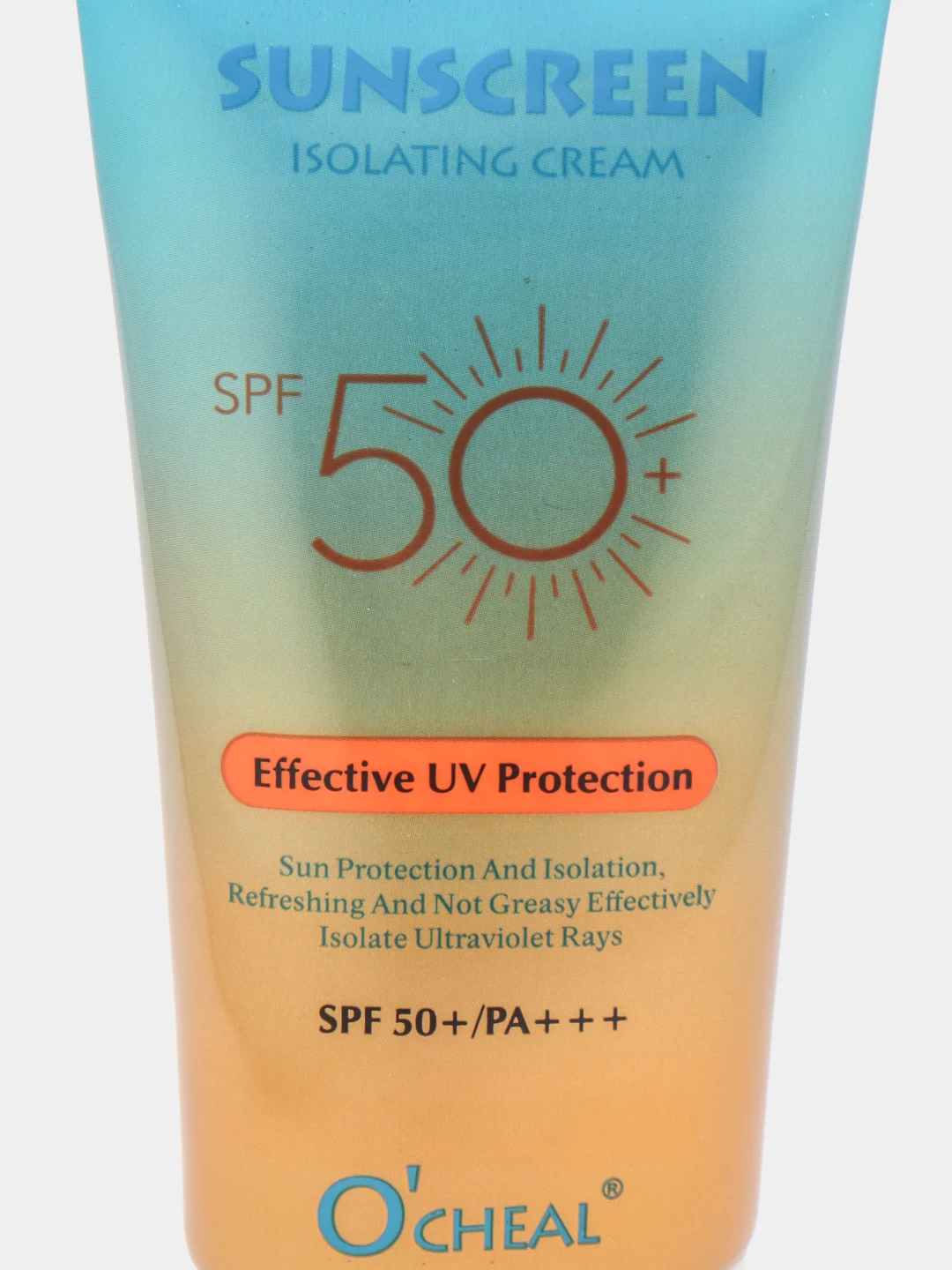 Белый солнцезащитный крем для лица и тела, водостойкий, увлажняющий, SPF 50