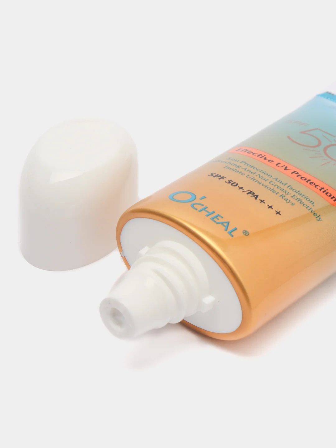 Белый солнцезащитный крем для лица и тела, водостойкий, увлажняющий, SPF 50