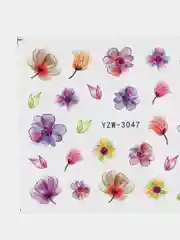 Фиолетовый наклейки-слайдеры для дизайна ногтей и маникюра