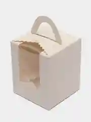 Белый коробка с прозрачным окном, 2 шт