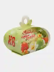 Лайм пасхальная коробка для яиц, пасхальный декор, размер коробки 9,9*9,2