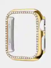 Чехол для Apple Watch со стразами со стеклом 38, 40, 41, 42, 44, 45мм