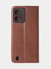 Коричневый чехол-книжка GQ для Realme C31 (4G), из высококачественной искусственной кожи