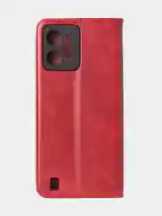 Красный чехол-книжка GQ для Realme C31 (4G), из высококачественной искусственной кожи