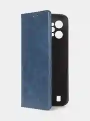 Синий чехол-книжка GQ для Realme C31 (4G), из высококачественной искусственной кожи