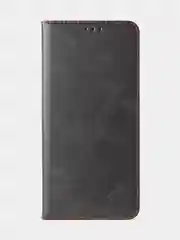Черный чехол-книжка GQ для Realme C31 (4G), из высококачественной искусственной кожи