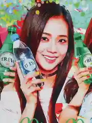 Алый плакат Black Pink, K-pop