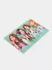 Алый плакат Black Pink, K-pop