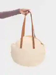 Молочный сумка женская соломенная, летняя