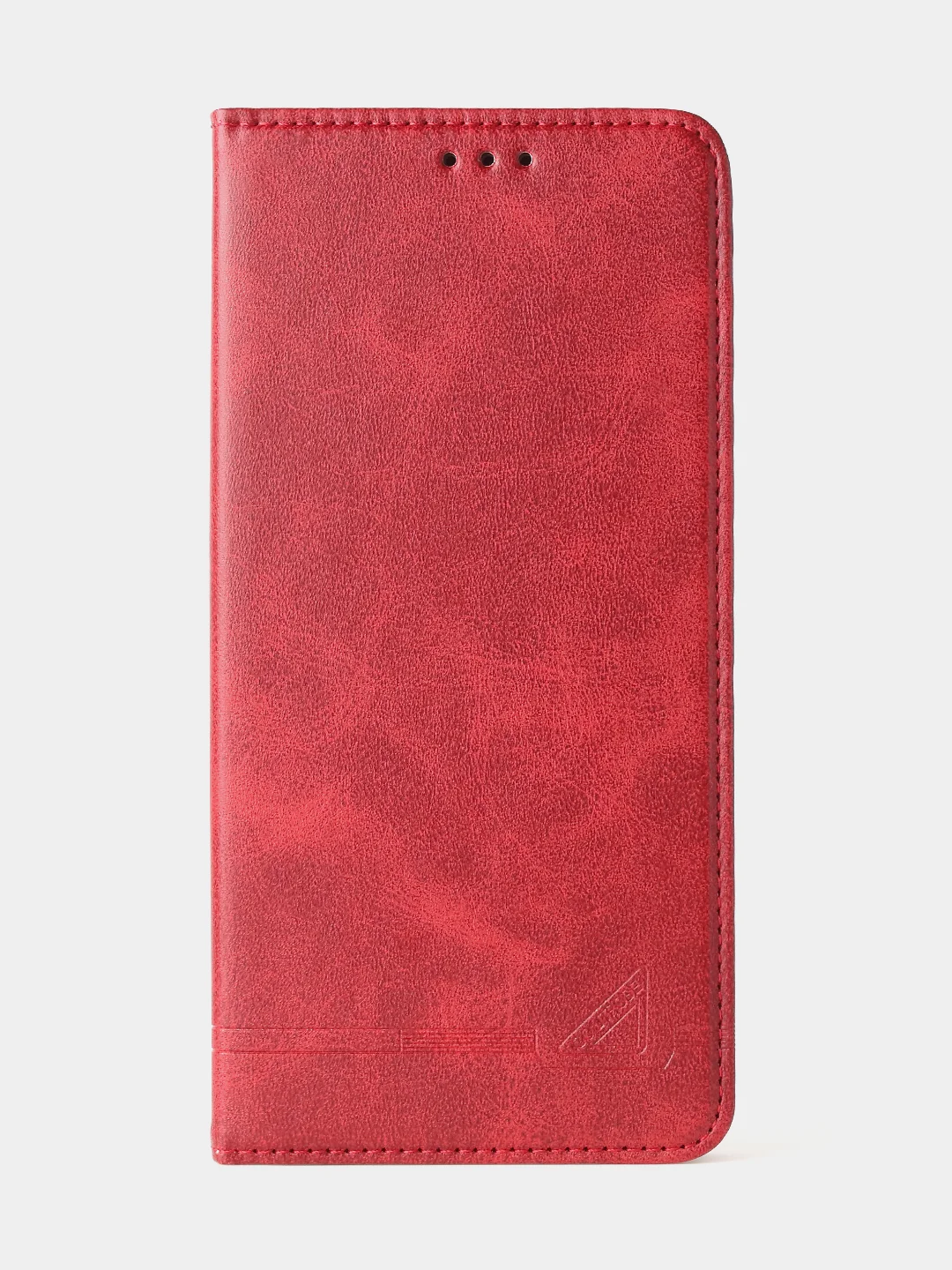 Красный чехол-книжка GQ для Realme C33 (4G) из высококачественной искусственной кожи