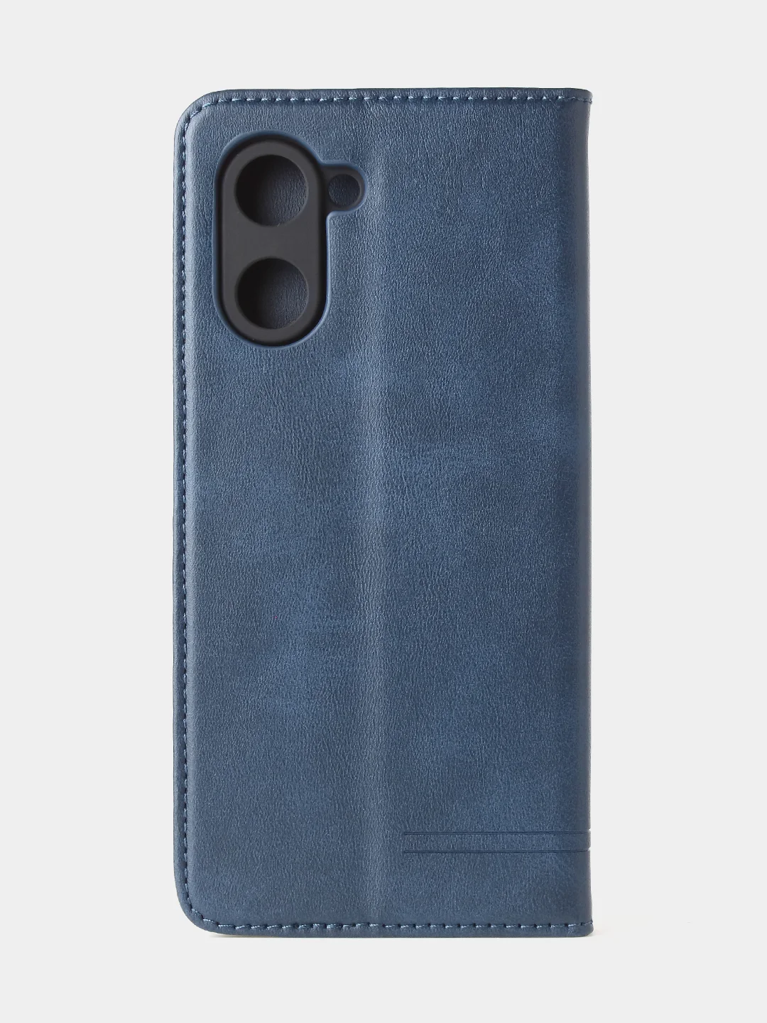 Синий чехол-книжка GQ для Realme C33 (4G) из высококачественной искусственной кожи