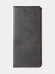 Черный чехол-книжка GQ для Realme C33 (4G) из высококачественной искусственной кожи