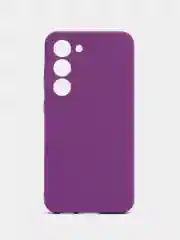 Фиолетовый чехол для Samsung S23FE, S23, S23 Plus, S23 Ultra с бархатом внутри