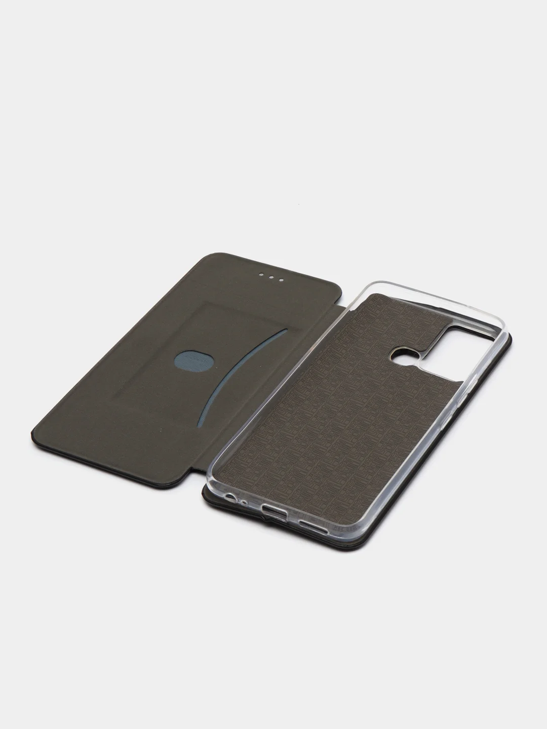 Черный чехол-книжка для Infinix Smart 6 Plus, Инфиникс Смарт 6 Плюс