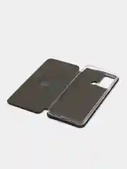 Черный чехол-книжка для Infinix Smart 6 Plus, Инфиникс Смарт 6 Плюс