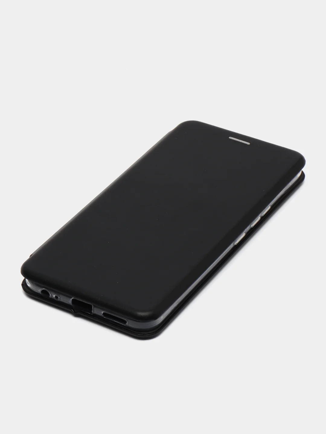 Черный чехол-книжка для Infinix Smart 6 Plus, Инфиникс Смарт 6 Плюс