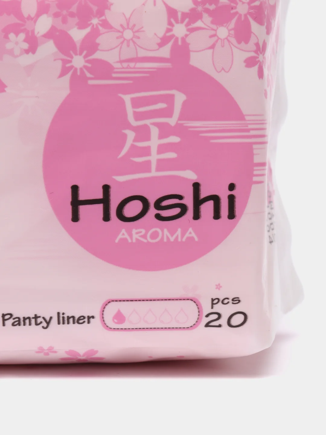 Прокладки гигиенические Hoshi Aroma Panty Liner, ежедневные, 150 мм, 20 штук