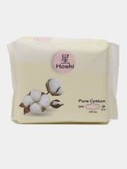 Прокладки гигиенические Hoshi Pure Cotton Day Use, дневные, 240 мм, 8 штук