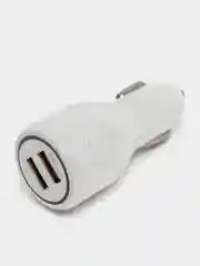 Белый автомобильное зарядное устройство, USB Зарядник в прикуриватель авто