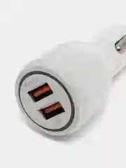 Белый автомобильное зарядное устройство, USB Зарядник в прикуриватель авто