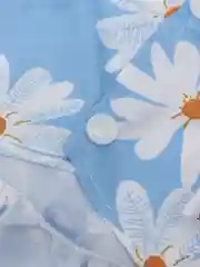 Голубой платье для собак и кошек "Лето", праздничный наряд для фотосессий животных