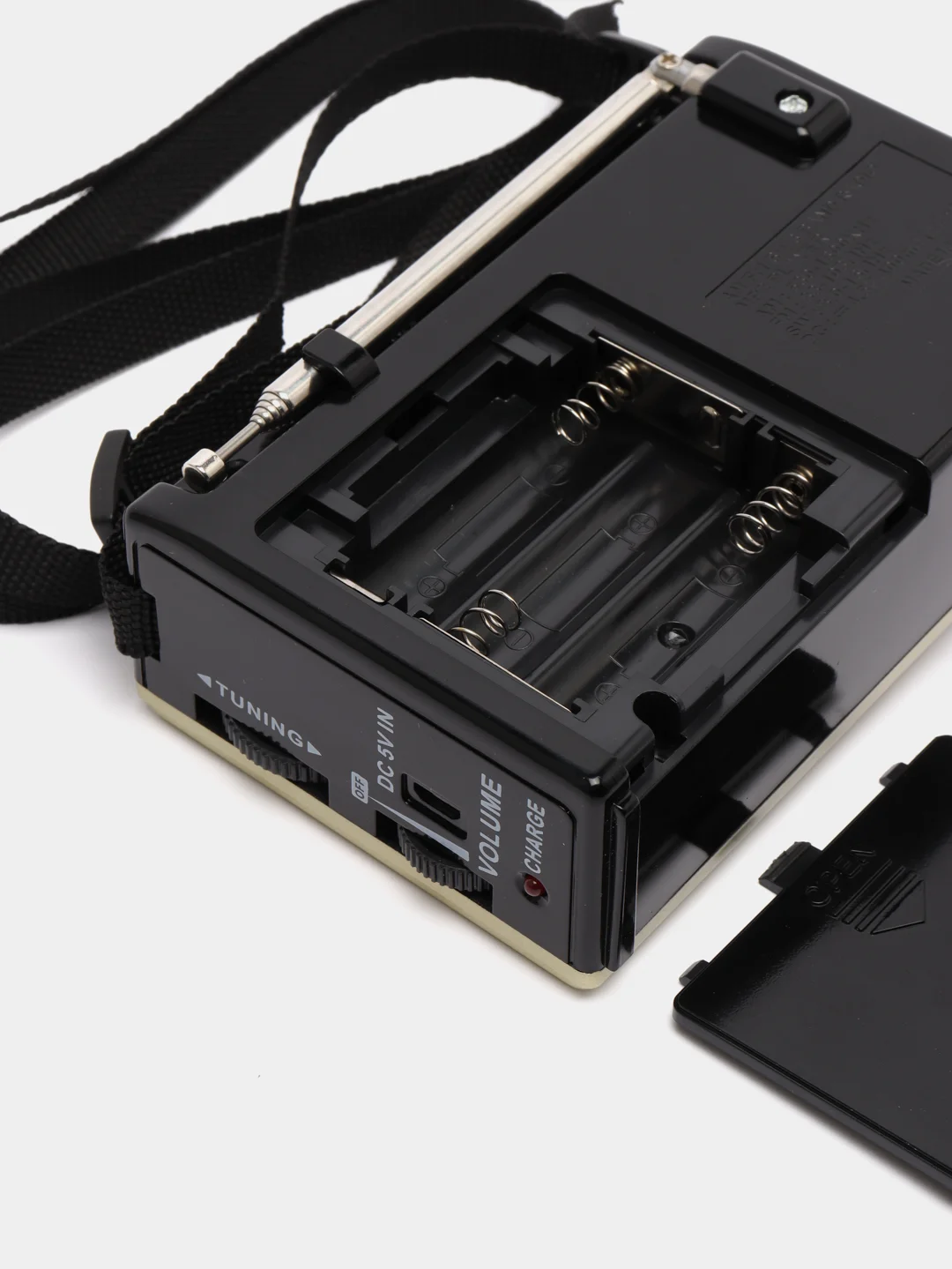 Золотой радио с фонарем и mp3 плеером WAXIBA XB-322 AM/FM, USB, SD радиоприемник