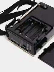 Золотой радио с фонарем и mp3 плеером WAXIBA XB-322 AM/FM, USB, SD радиоприемник