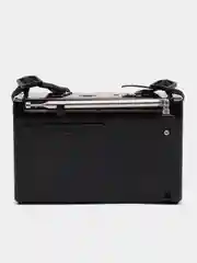 Черный радио с фонарем и mp3 плеером WAXIBA XB-322 AM/FM, USB, SD радиоприемник
