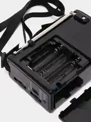 Черный радио с фонарем и mp3 плеером WAXIBA XB-322 AM/FM, USB, SD радиоприемник