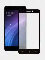 Черный защитное стекло Xiaomi Redmi 4A (Сяоми Редми 4А)