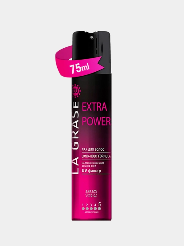 Лак для волос La Grase Extra Power, 75 мл