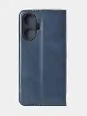 Синий чехол-книжка GQ для Realme C55 из высококачественной искусственной кожи