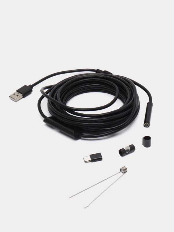 USB Эндоскоп для смартфона Android и ПК Гибкий Светодиодный