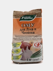 Комплексное органоминеральное удобрение БХЗ "ОМУ-Для лука, чеснока", 1 кг