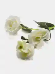 Белый искусственные цветы эустома, ветка эустомы