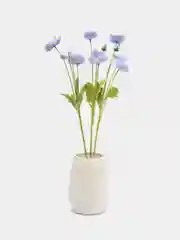 Голубой искусственные цветы маки, ветка мака 1шт, 3шт