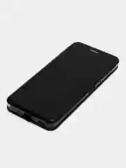 Серебряный чехол-книжка для Huawei Honor X8a (Хуавей Хонор Х8а)