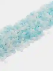 Бирюзовый бисер стеклянный, бисер ассорти 2 мм, 3 мм, 4 мм