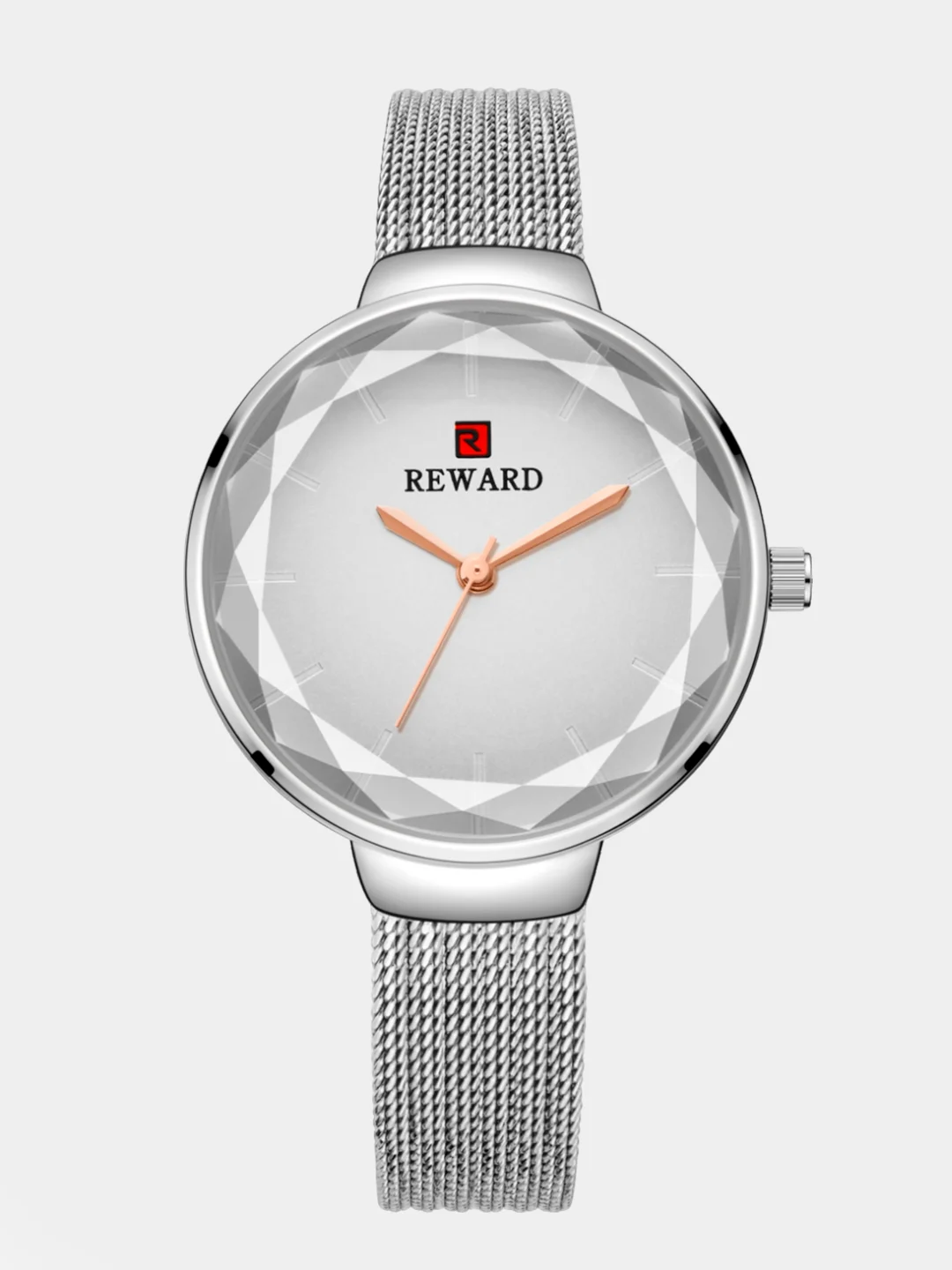 Серебряный женские наручные часы Reward RD22001L св подарочной упаковке