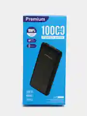 Черный повербанк внешний аккумулятор  10000 mAh